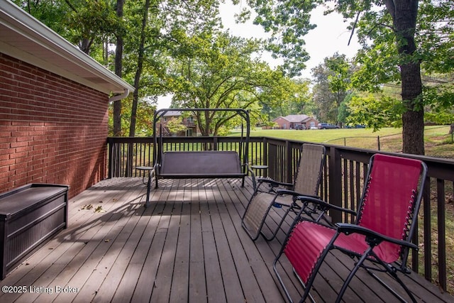933 Lakeshore Pkwy, Brandenburg, KY 40108 - view of wooden deck