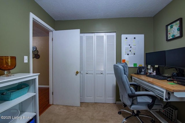 933 Lakeshore Pkwy, Brandenburg, KY 40108 - carpeted office with a textured ceiling