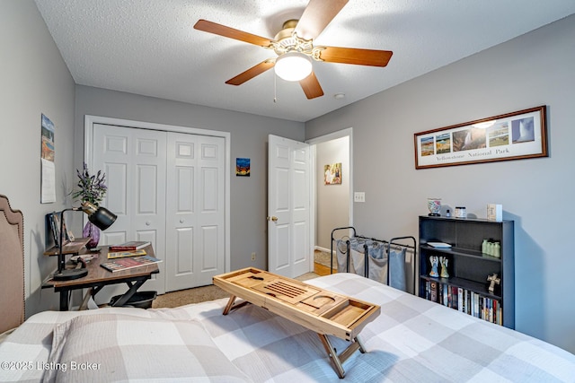 4101 Adelaide Ct, Louisville, KY 40241 - bedroom featuring a closet and a ceiling fan