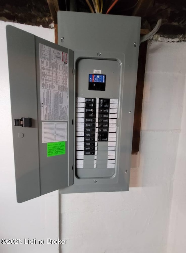 216 6th St, Carrollton, KY 41008 - utility room with electric panel