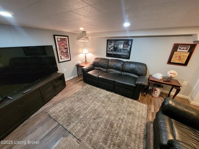 216 6th St, Carrollton, KY 41008 - living area with wood finished floors