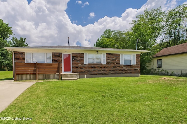 1519 S 32nd St, Louisville, KY 40211 - view of front of home with a front yard and brick siding