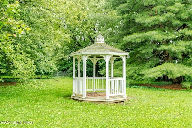 520 Ponder Dr, Shelbyville, KY 40065 - view of yard featuring a gazebo