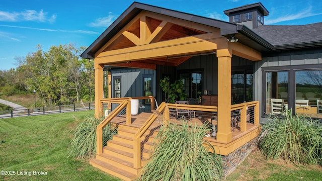 120 Lakelynn Ln, Shelbyville, KY 40065 - view of wooden terrace
