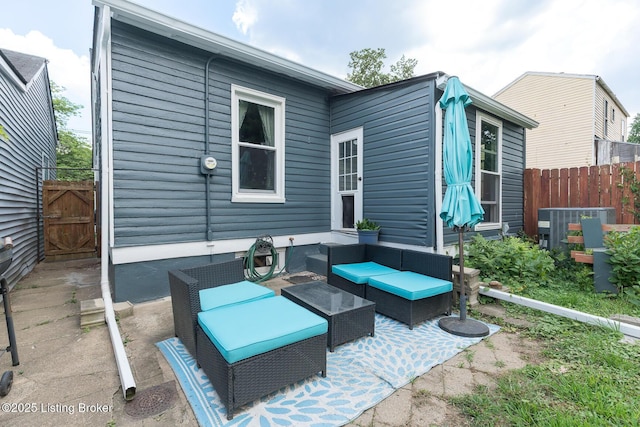 2309 Payne St, Louisville, KY 40206 - view of patio / terrace with an outdoor living space
