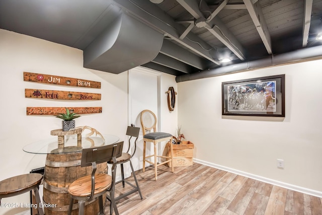 4025 Elmwood Ave, Louisville, KY 40207 - dining area featuring wood finished floors and baseboards