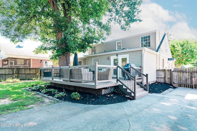 4025 Elmwood Ave, Louisville, KY 40207 - rear view of house featuring a deck
