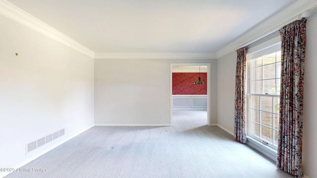 1810 Bainbridge Row Dr, Louisville, KY 40207 - carpeted spare room with ornamental molding
