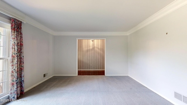 1810 Bainbridge Row Dr, Louisville, KY 40207 - spare room with carpet flooring and crown molding