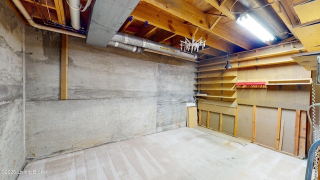 1810 Bainbridge Row Dr, Louisville, KY 40207 - view of unfinished basement