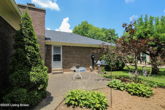 1810 Bainbridge Row Dr, Louisville, KY 40207 - view of patio / terrace featuring grilling area