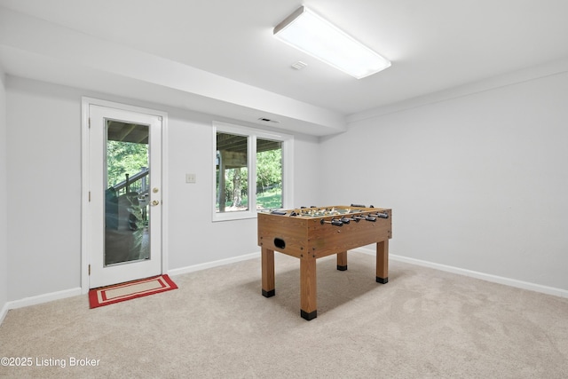 1375 Waxwing Pl, Louisville, KY 40223 - game room featuring light colored carpet