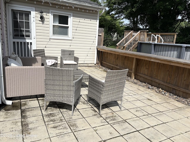 11902 Queen Annes Ct, Louisville, KY 40245 - view of patio with outdoor dining area