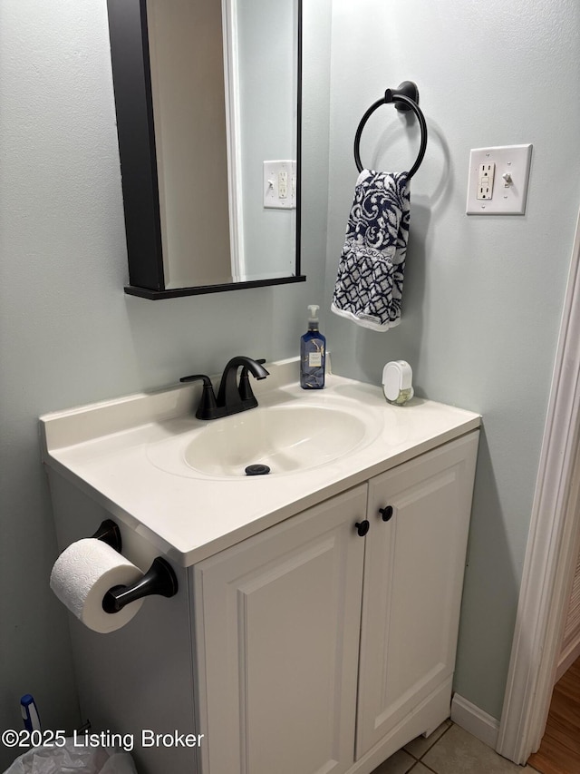 11902 Queen Annes Ct, Louisville, KY 40245 - bathroom featuring vanity and tile patterned floors
