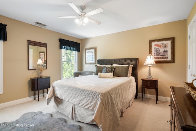 11731 Paramont Way, Prospect, KY 40059 - bedroom featuring light carpet and a ceiling fan