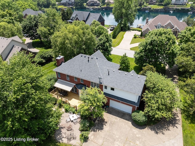 11731 Paramont Way, Prospect, KY 40059 - view from above of property with a nearby body of water