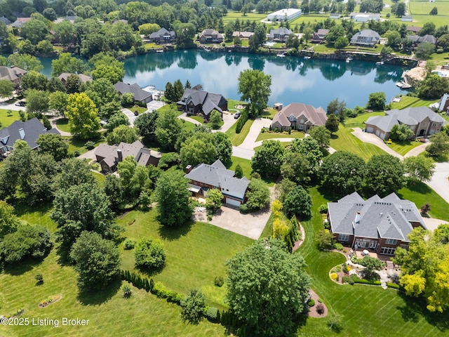 11731 Paramont Way, Prospect, KY 40059 - aerial perspective of suburban area featuring a nearby body of water