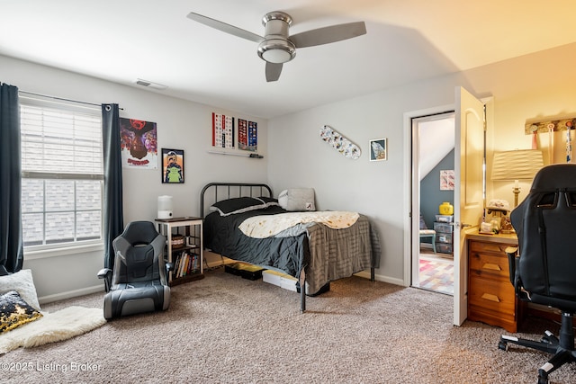 18007 Ellerslie Dr, Louisville, KY 40245 - bedroom with carpet and ceiling fan