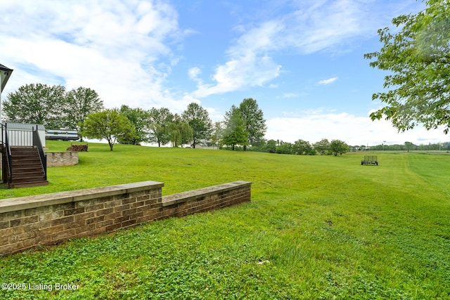 2070 Tonieville Rd, Hodgenville, KY 42748 - view of green lawn featuring stairs