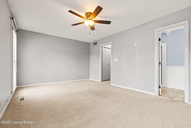 10505 Kovats Ct, Louisville, KY 40223 - unfurnished room featuring ceiling fan and light carpet