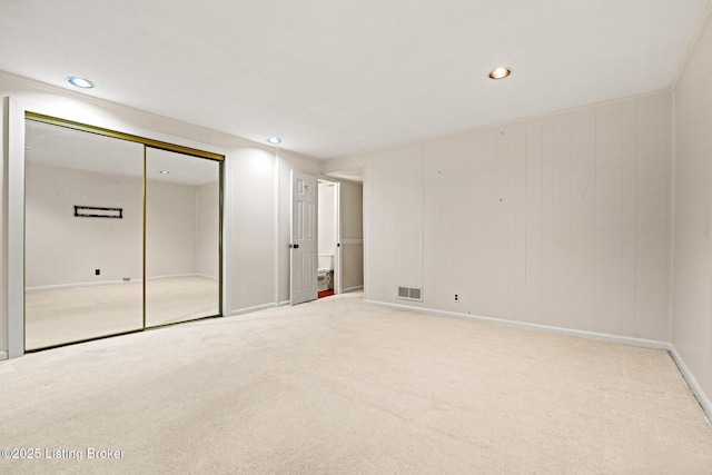 10505 Kovats Ct, Louisville, KY 40223 - unfurnished bedroom featuring carpet flooring, recessed lighting, and a closet