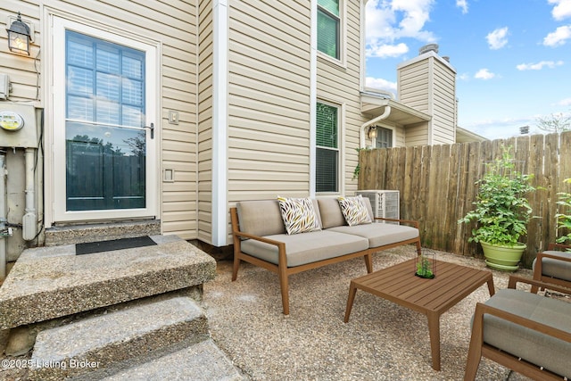 10505 Kovats Ct, Louisville, KY 40223 - view of patio featuring an outdoor living space