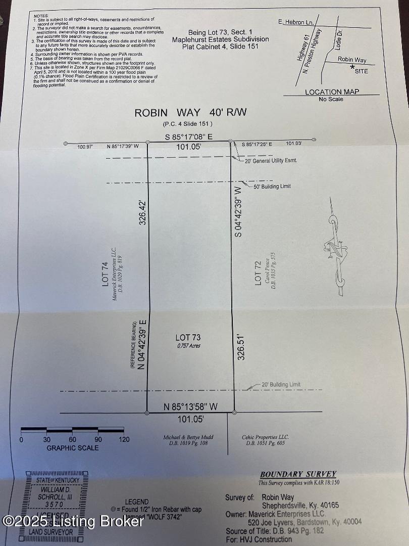 LOT73 Robin Way, Shepherdsville, KY 40165