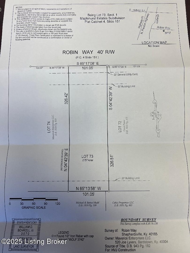 LOT73 Robin Way, Shepherdsville, KY 40165