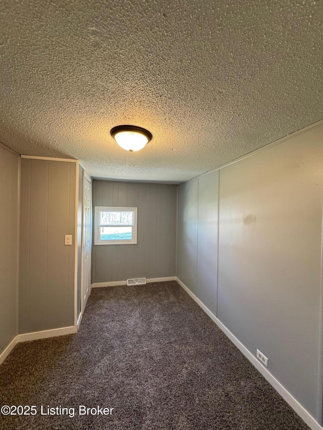 2130 Rabbit Run Rd, Vine Grove, KY 40175 - empty room with a textured ceiling, carpet, and a decorative wall