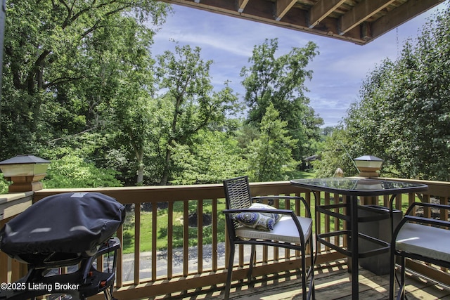 5613 Harrods Cv, Prospect, KY 40059 - deck featuring area for grilling