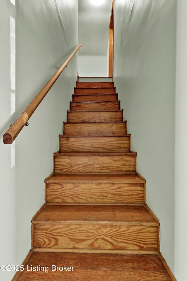 3010 Meade Ave, Louisville, KY 40217 - staircase featuring baseboards