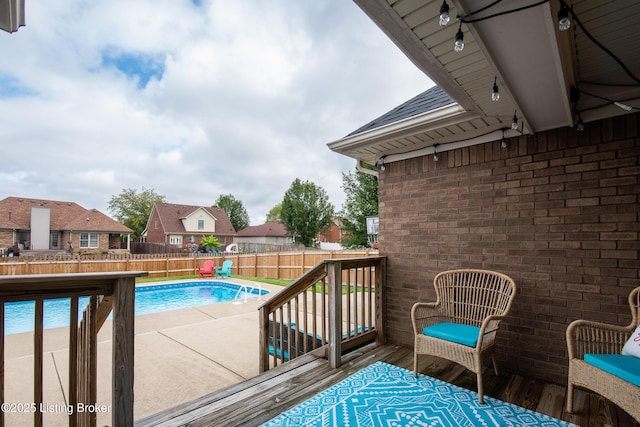 5613 Grandel Blvd, Louisville, KY 40258 - view of pool with a fenced backyard, a patio, and a residential view
