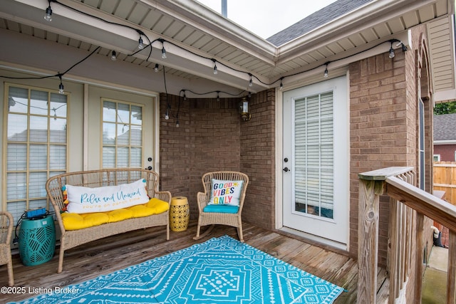 5613 Grandel Blvd, Louisville, KY 40258 - view of wooden deck
