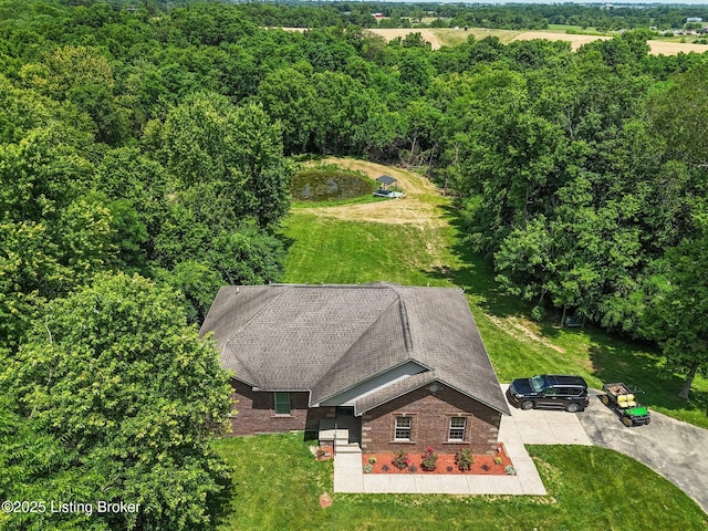 1126 Lagrange Rd, New Castle, KY 40050 - view of subject property with a heavily wooded area