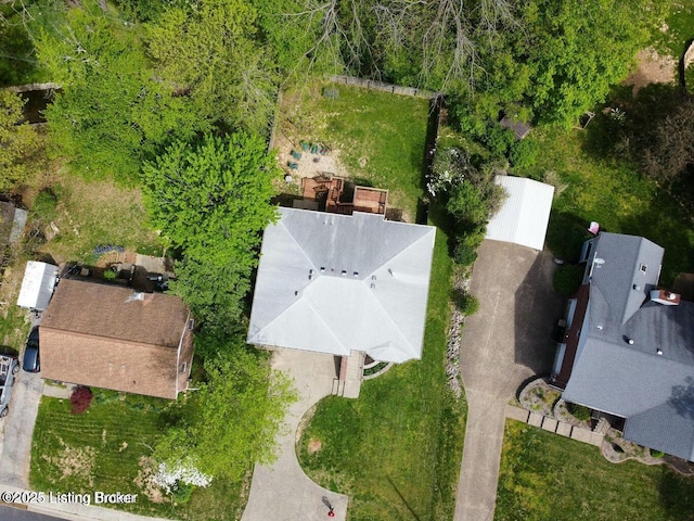 9829 Galene Dr, Jeffersontown, KY 40299 - bird's eye view