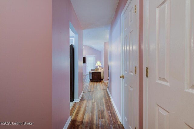 6813 Casey Pl, Louisville, KY 40229 - hall with wood finished floors and baseboards