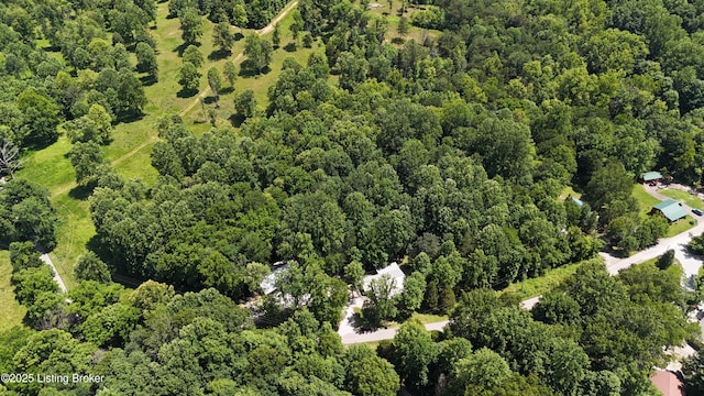 409 Woodhaven Ln, Leitchfield, KY 42754 - aerial view of a heavily wooded area