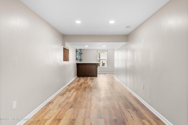 9006 Big Boulder Dr, Louisville, KY 40291 - hall featuring light wood-style flooring and recessed lighting
