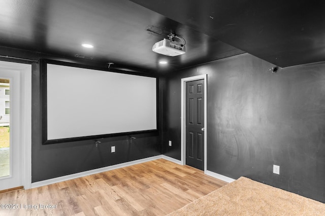 9006 Big Boulder Dr, Louisville, KY 40291 - cinema with wood finished floors and recessed lighting