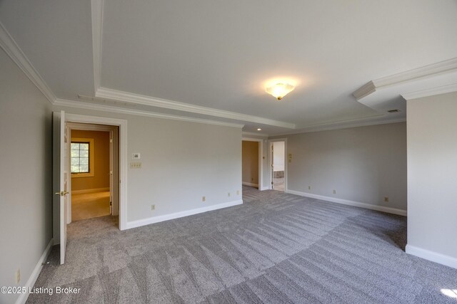 7202 Doe Crest Ct, Prospect, KY 40059 - spare room with ornamental molding and carpet floors