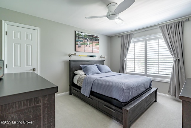 17503 Polo Run Ln, Louisville, KY 40245 - bedroom with light carpet and ceiling fan
