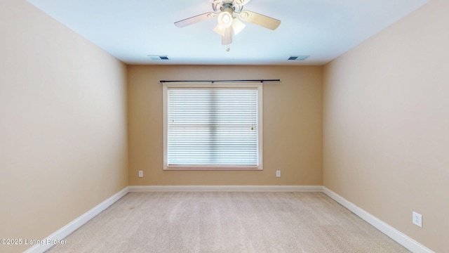 5407 Merribrook Ln, Prospect, KY 40059 - empty room with light colored carpet and a ceiling fan