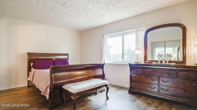 3030 Breckenridge Ln Apt 201, Louisville, KY 40220 - bedroom featuring wood finished floors and a textured ceiling