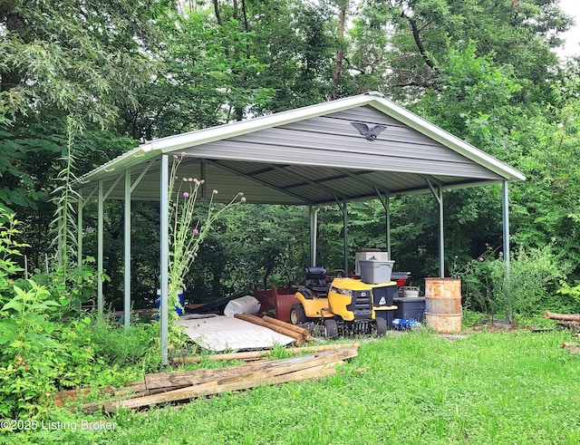 1707 N Stillwell Rd, Boston, KY 40107 - view of car parking featuring a detached carport