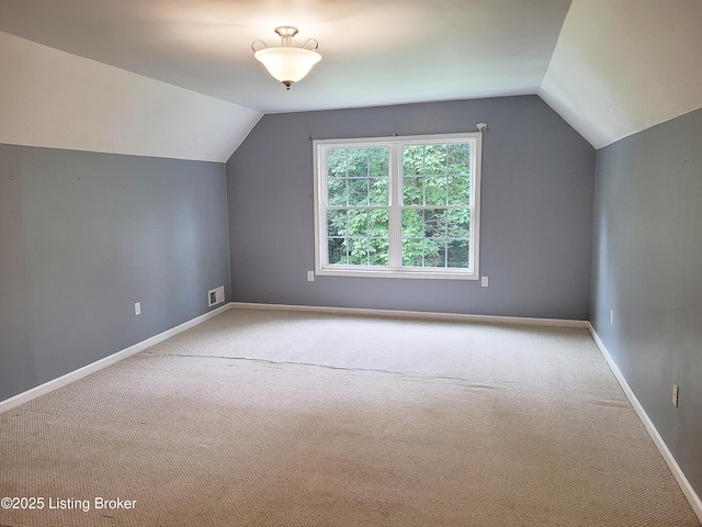 1707 N Stillwell Rd, Boston, KY 40107 - additional living space featuring vaulted ceiling and carpet
