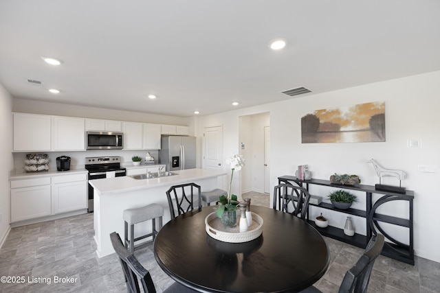 1520 Robin Rd, Shelbyville, KY 40065 - dining space featuring baseboards and recessed lighting