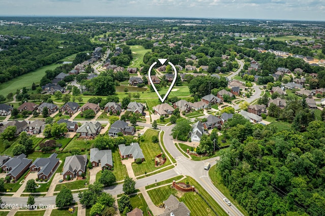 15018 Forest Oaks Dr, Louisville, KY 40245 - aerial view of property and surrounding area featuring nearby suburban area