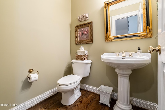 15018 Forest Oaks Dr, Louisville, KY 40245 - bathroom featuring wood finished floors and toilet