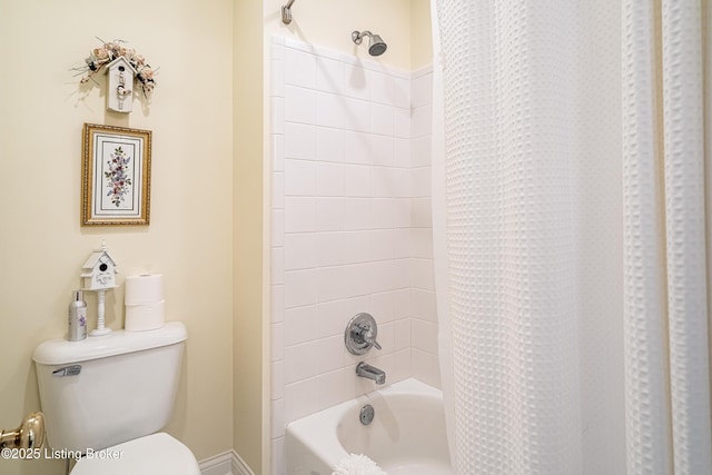15018 Forest Oaks Dr, Louisville, KY 40245 - full bath featuring shower / bathtub combination with curtain and toilet