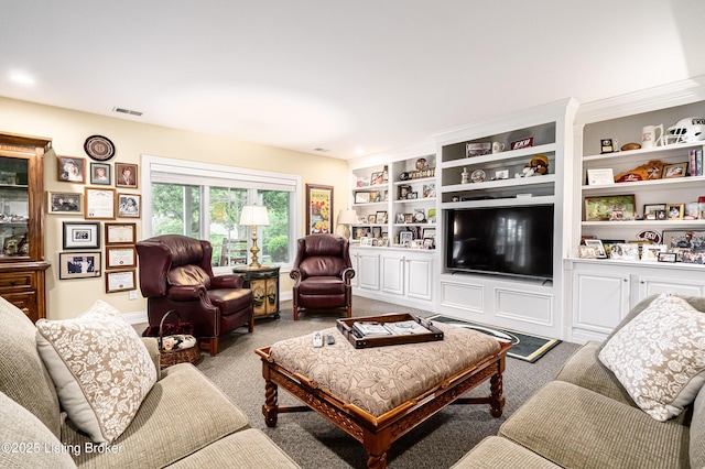 15018 Forest Oaks Dr, Louisville, KY 40245 - carpeted living area with baseboards